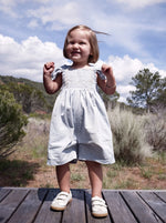 Flutter Sleeve Smocked Romper — view 2