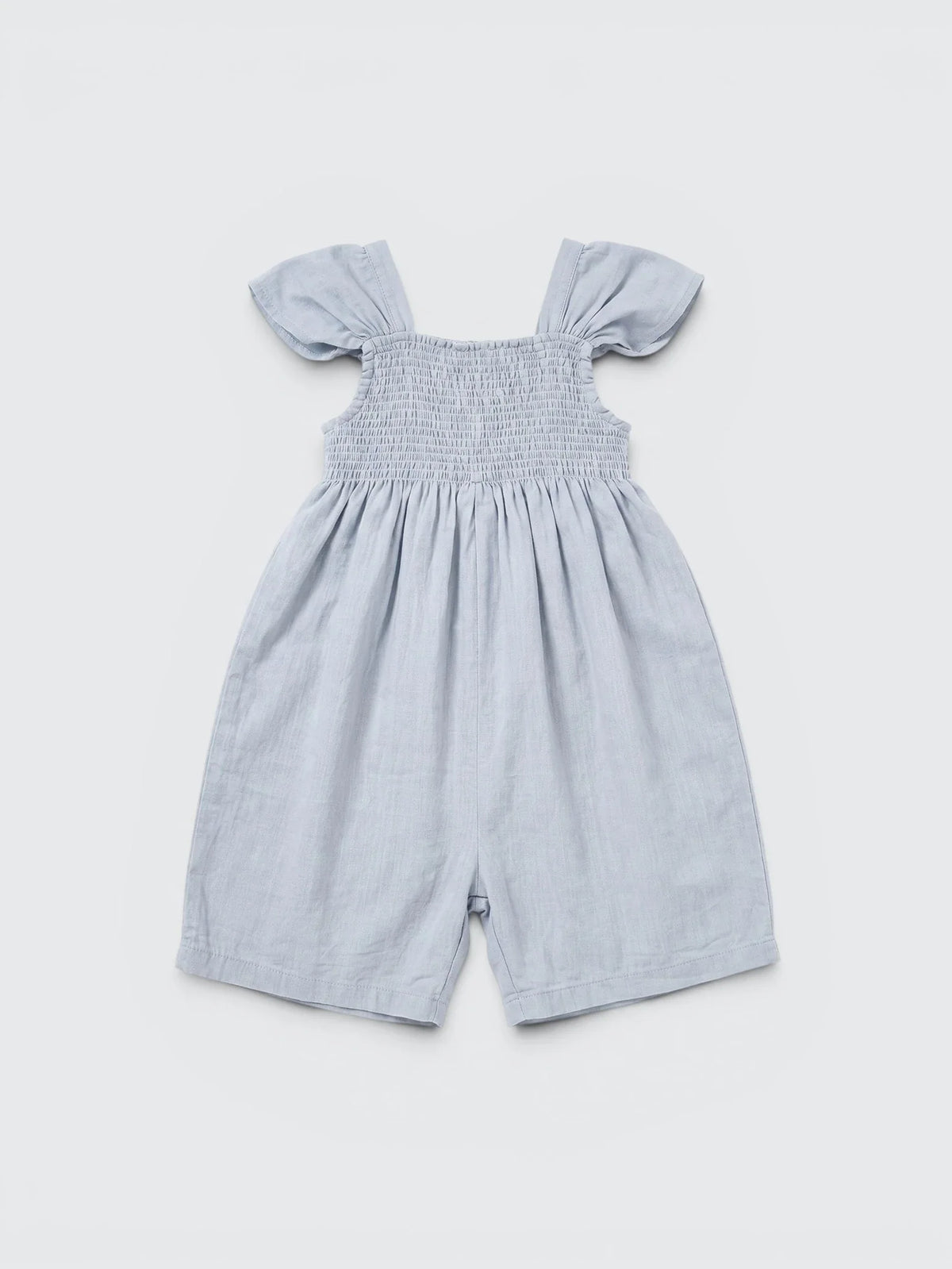 Flutter Sleeve Smocked Romper — view 1
