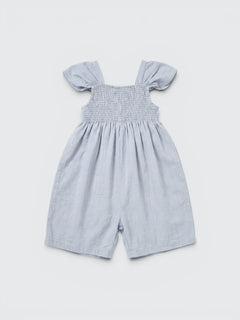Flutter Sleeve Smocked Romper — view 1