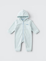 Cozy Hooded Fleece Romper — view 1