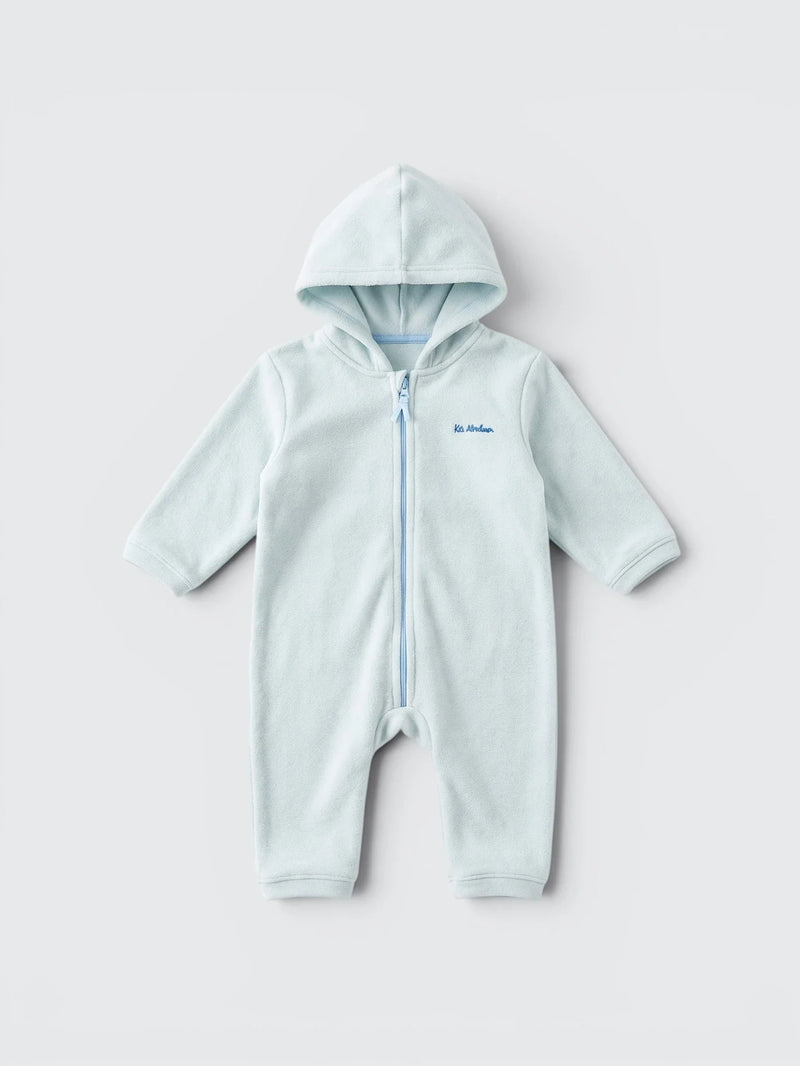 Cozy Hooded Fleece Romper — view 1