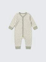 Stripe Cotton Footless Sleepsuit — view 1